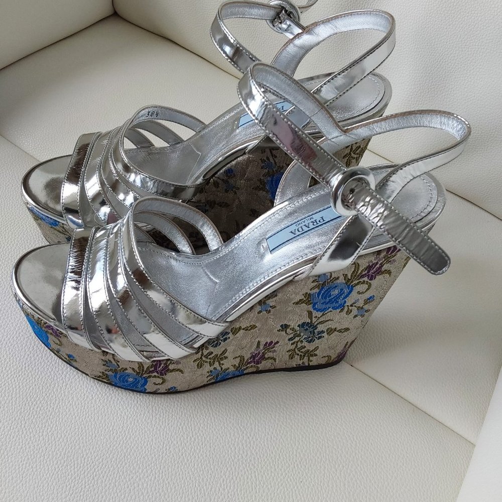 Prada platform sandals